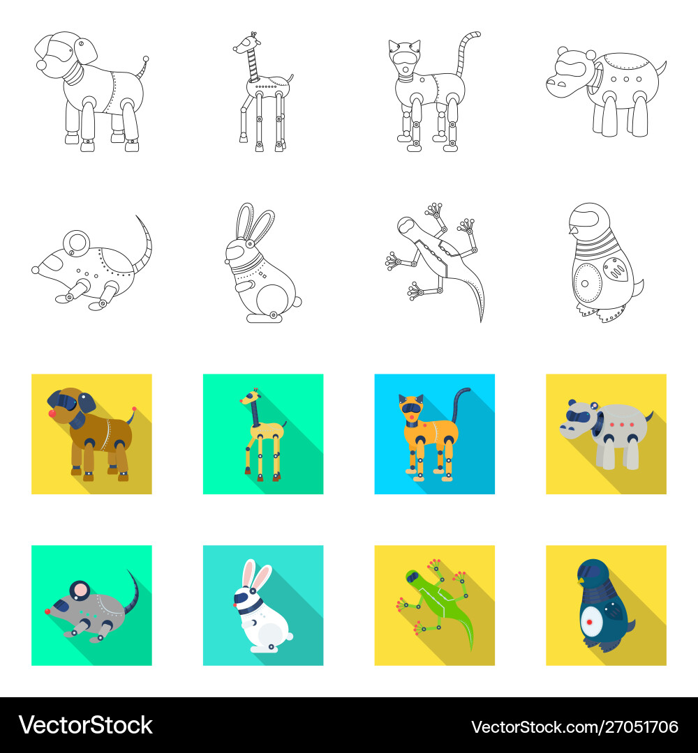 Isolated object toy and science symbol set Isolated object toy and science symbol set Vector Image