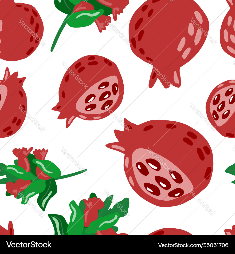 Isolated random seamless pattern with garnet Isolated random seamless pattern with garnet Vector Image