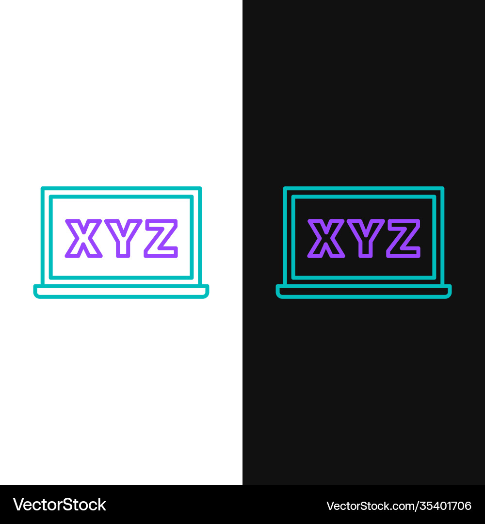 Line xyz coordinate system on chalkboard icon Line xyz coordinate system on chalkboard icon vector image