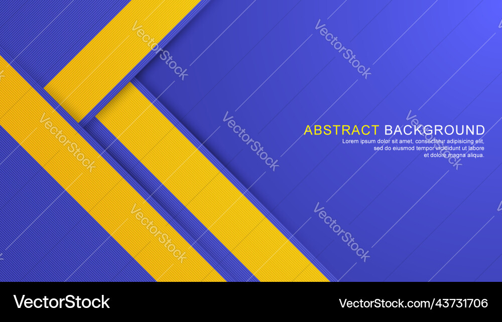 Modern 3d shapes background with diagonal style Vector Image