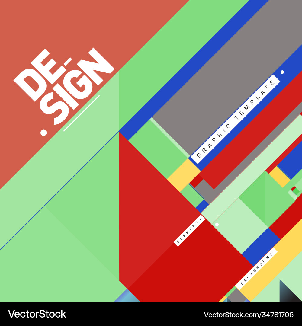 Modern colorful background material design Modern colorful background material design vector image