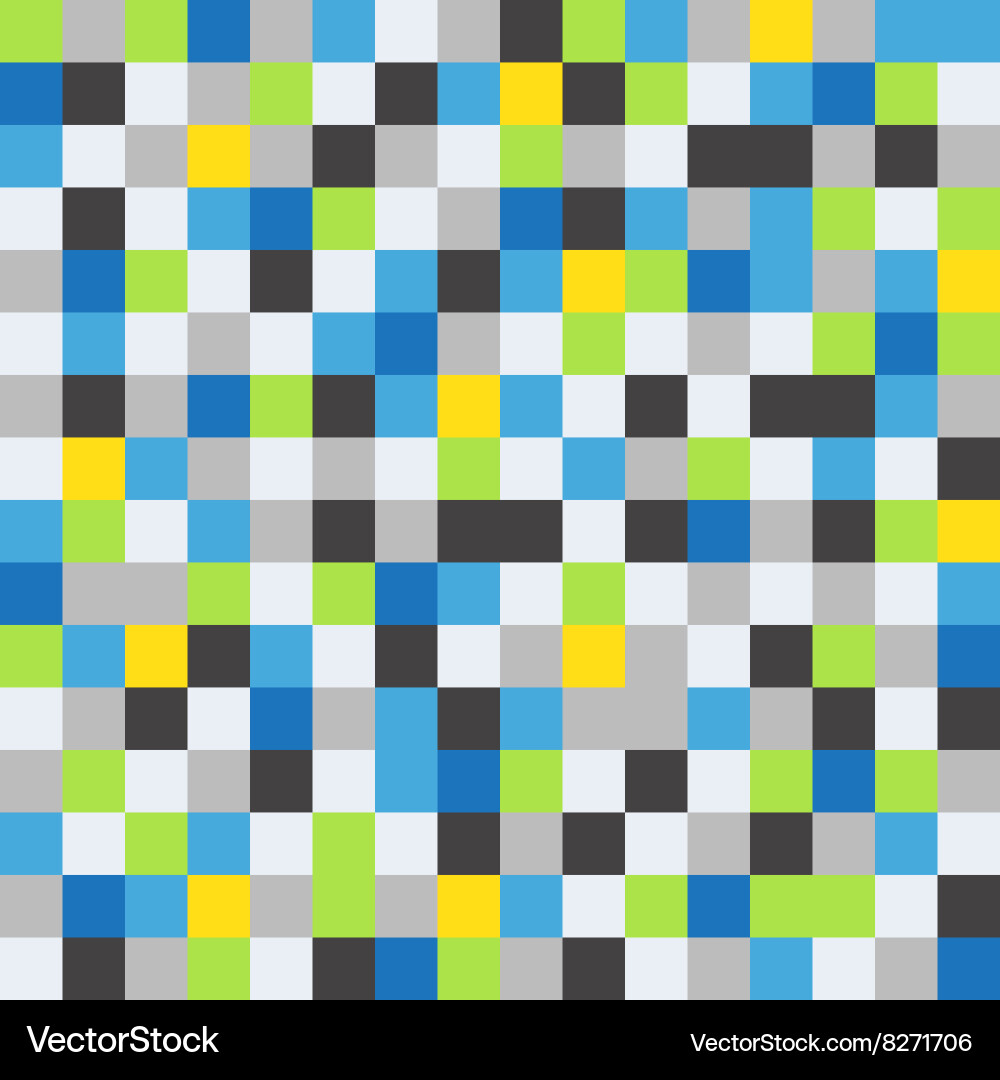 Pixel Grid Abstract Background vector image