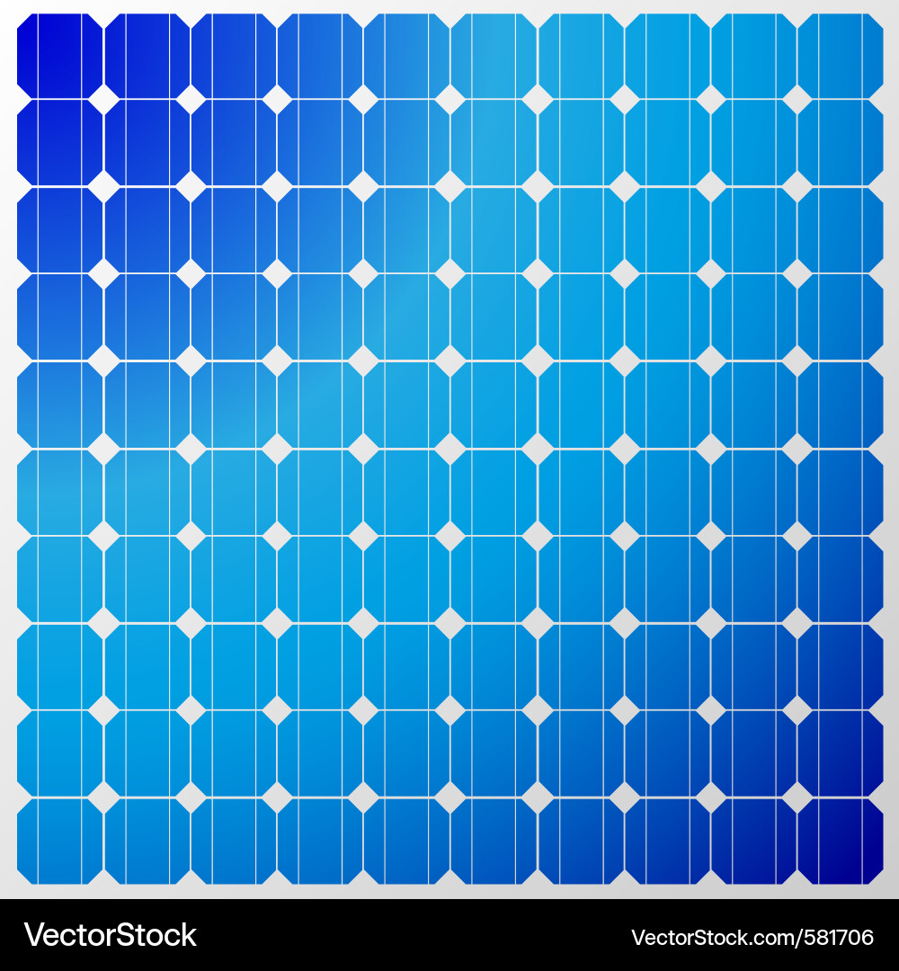 Solar panel Royalty Free Vector Image - VectorStock