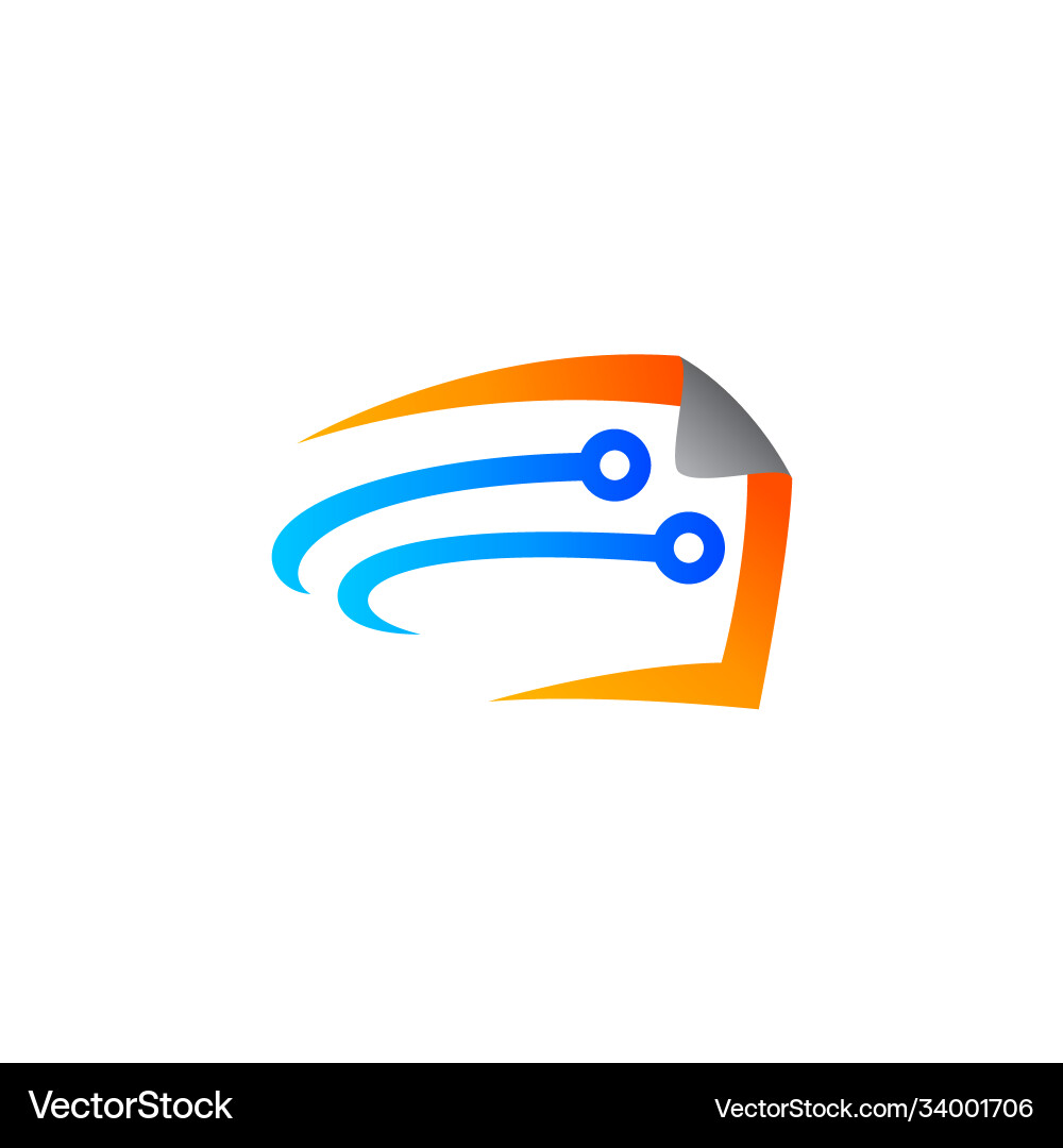 Tech data logo Tech data logo vector image