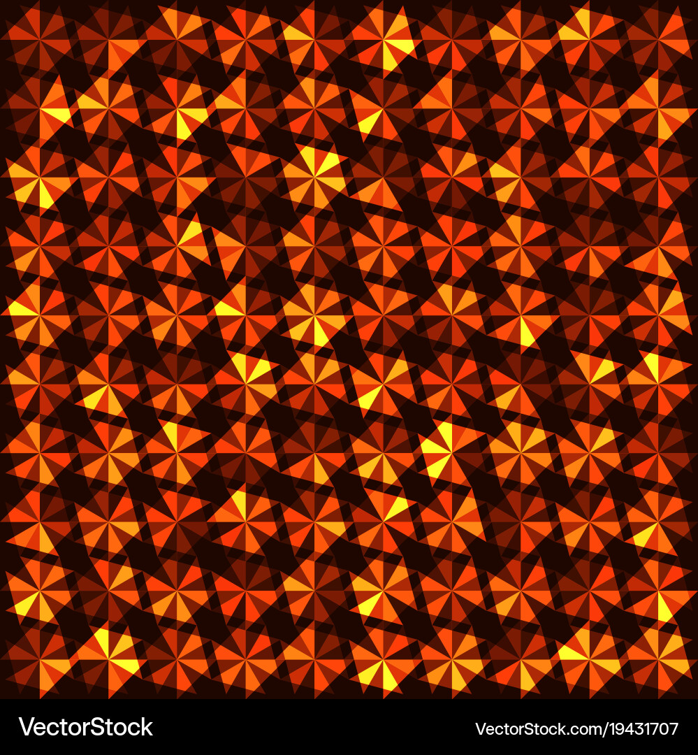 Abstract background of triangles vector image