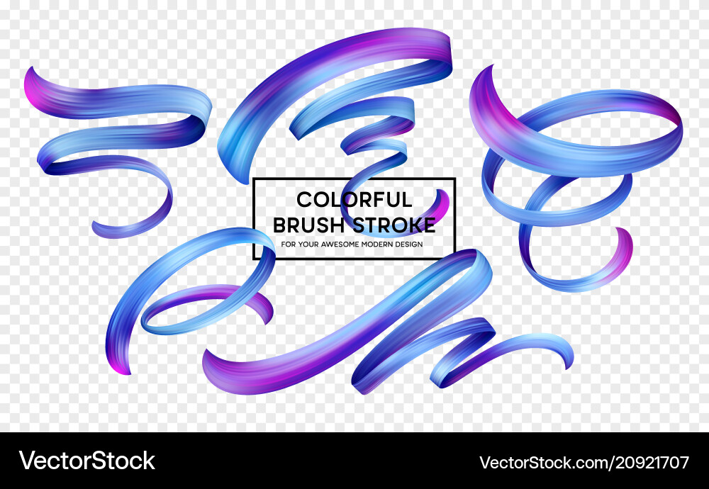 Abstract Colorful Wave Flow vector image