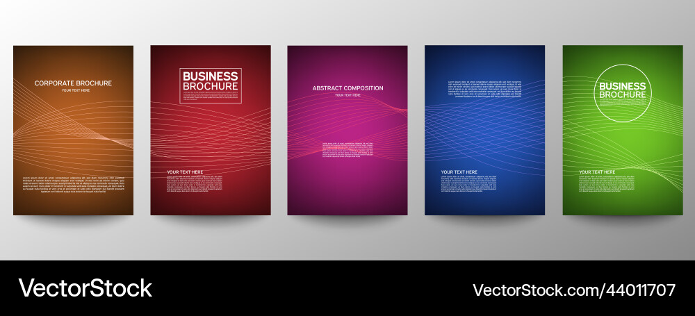 Cover geometric minimal set abstract line pattern Cover geometric minimal set abstract line pattern vector image