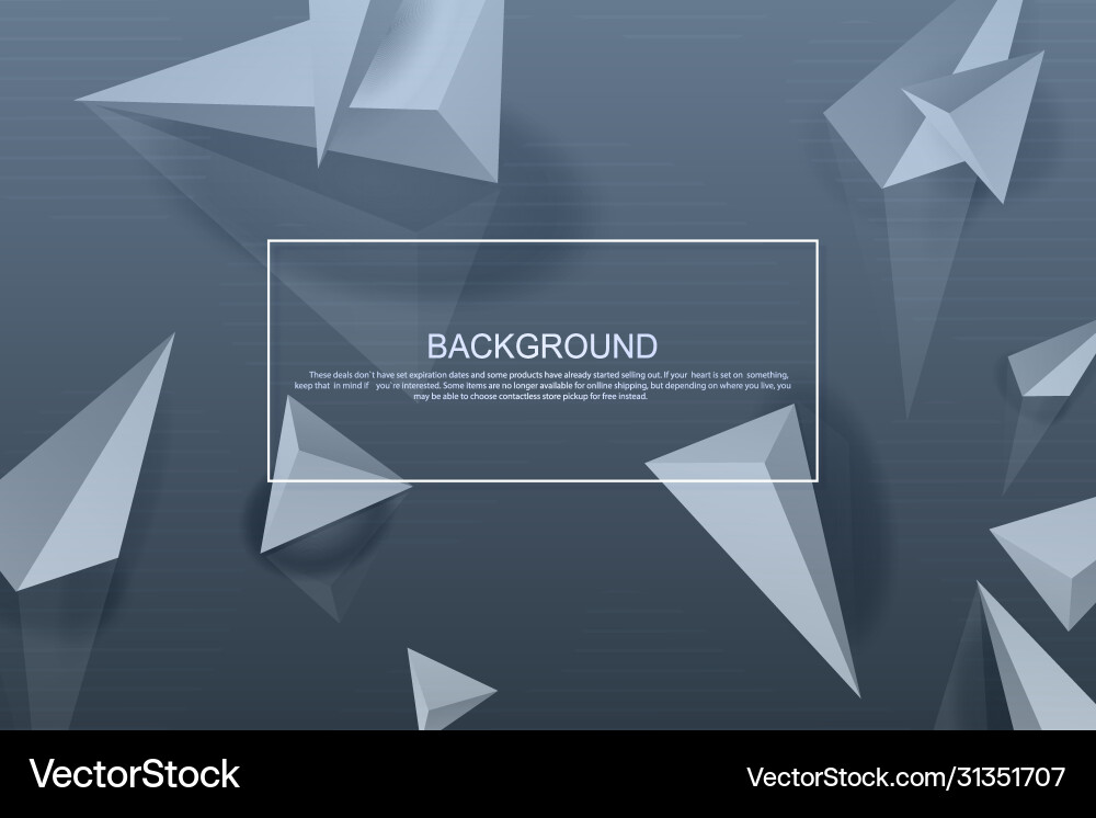 Gray composition with a gradient geometric shapes Vector Image