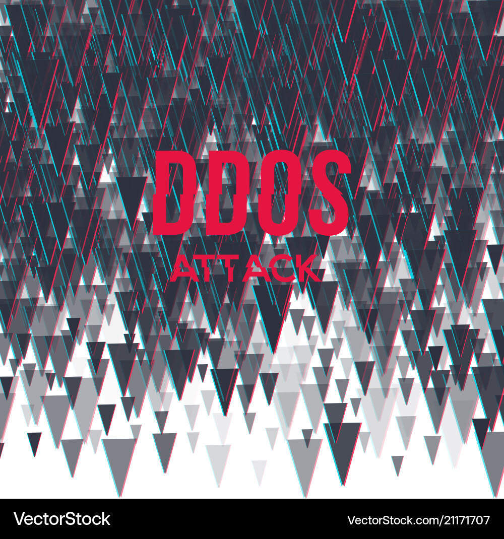 Hacker ddos Angriff auf abstrakten Hintergrund Hacker ddos Angriff auf abstrakten Hintergrund vektorbild