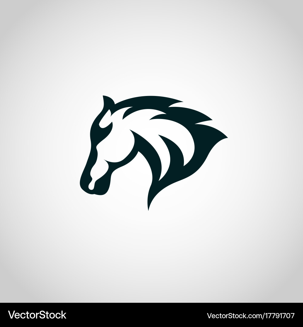 Horse logo icon design Vector Image