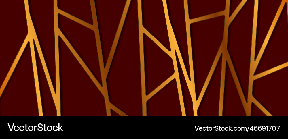 Luxury golden grid pattern abstract tech Vector Image