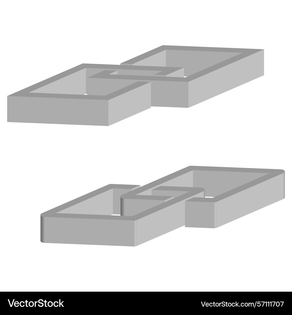 Minimalist boxes stack geometric cube elements Minimalist boxes stack geometric cube elements vector image