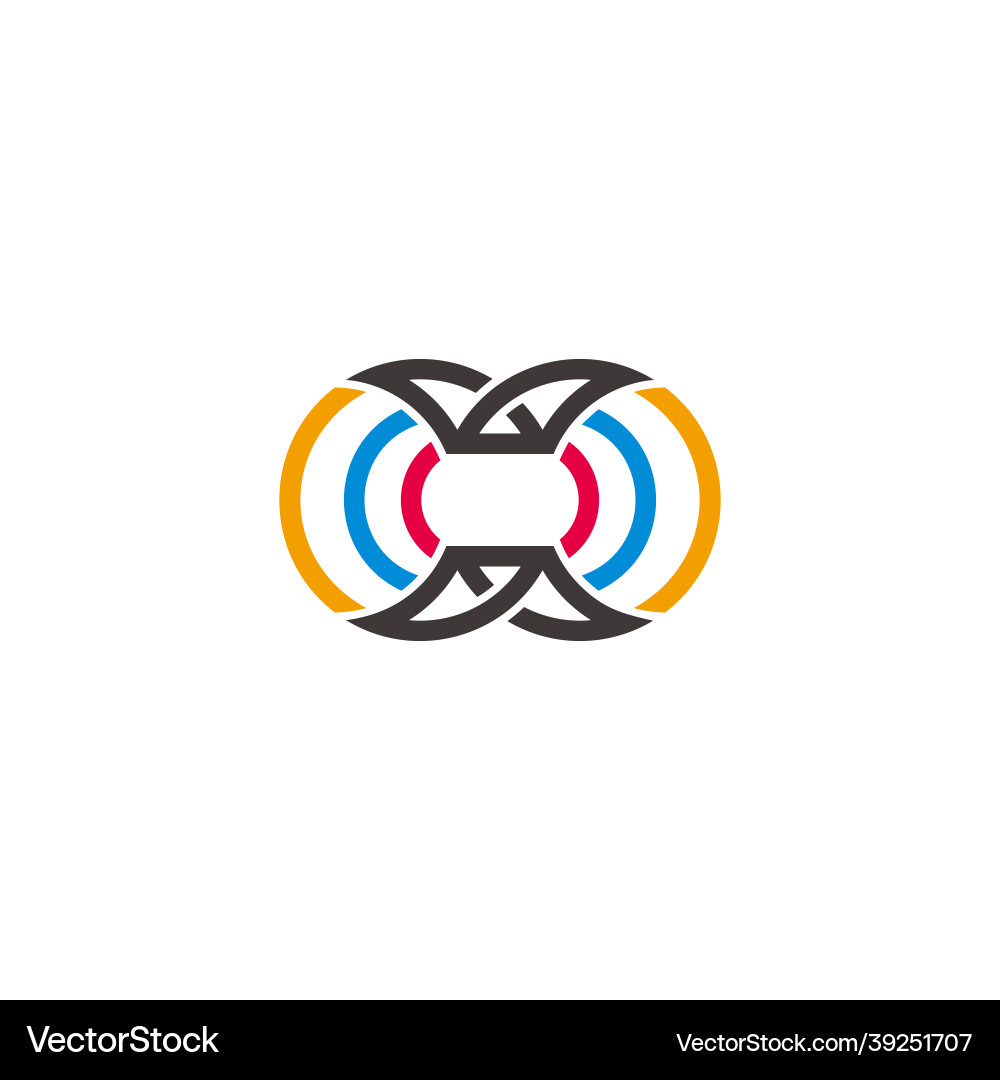 Stripes colorful object abstract geometric simple Stripes colorful object abstract geometric simple vector image