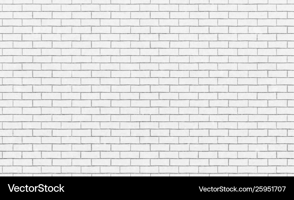 White Brick Wall Texture Royalty Free Vector Image