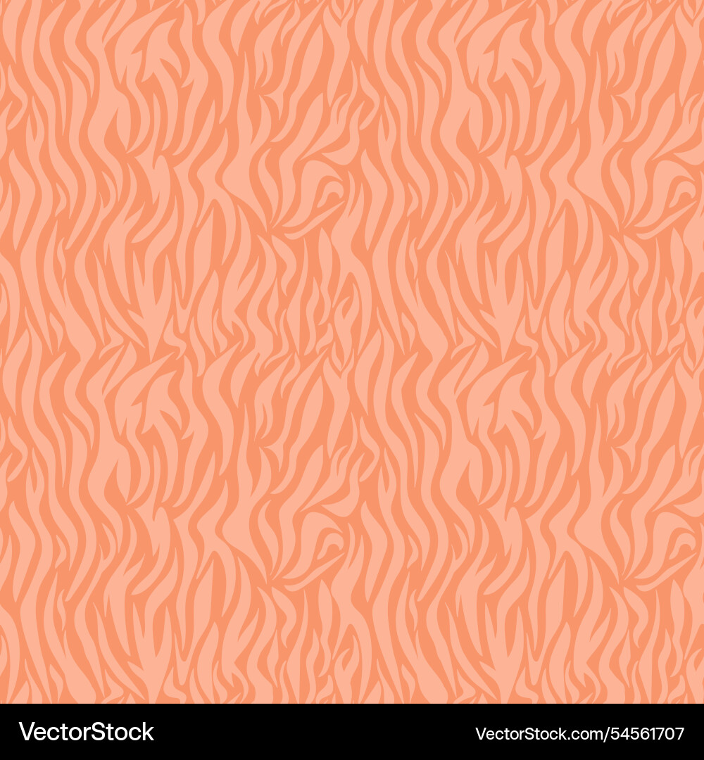 Zebra fur seamless pattern with color of the year Vector Image
