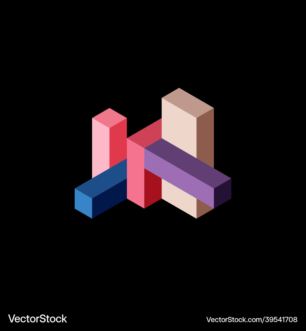 Abstract background 3d cubes cubic elements Abstract background 3d cubes cubic elements vector image