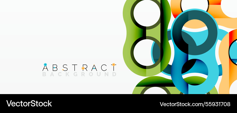Abstract geometric pattern with interlocking Abstract geometric pattern with interlocking vector image