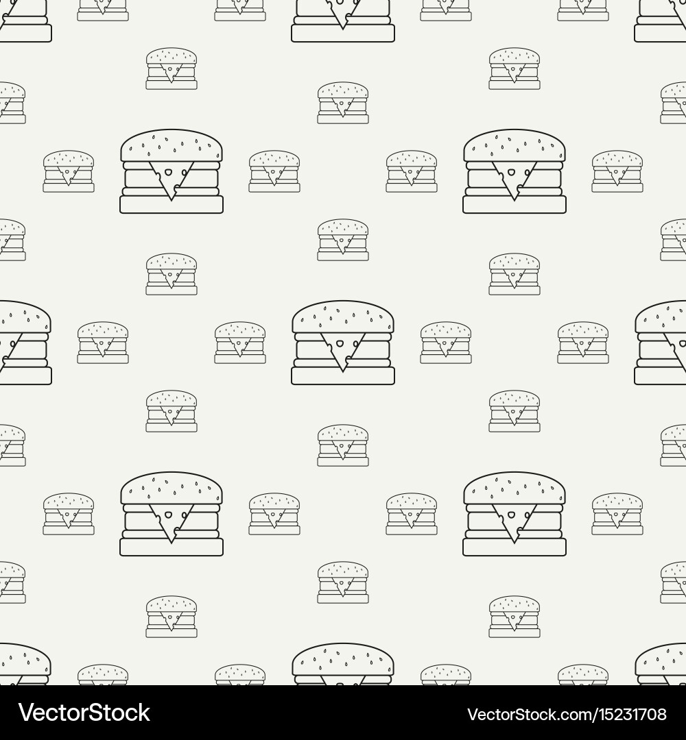 Abstract seamless background pattern in hipster vector image