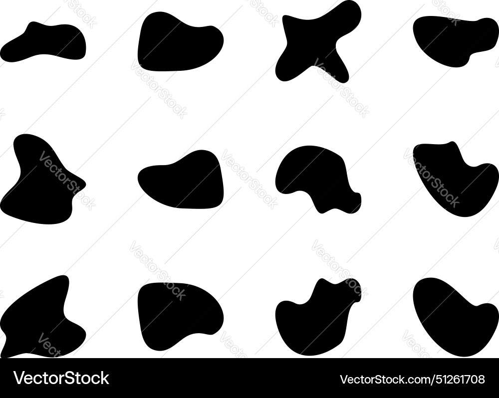 Abstrakte Blobs flüssiges und flüssiges Formpiktogramm Abstrakte Blobs flüssiges und flüssiges Formpiktogramm vektorbild