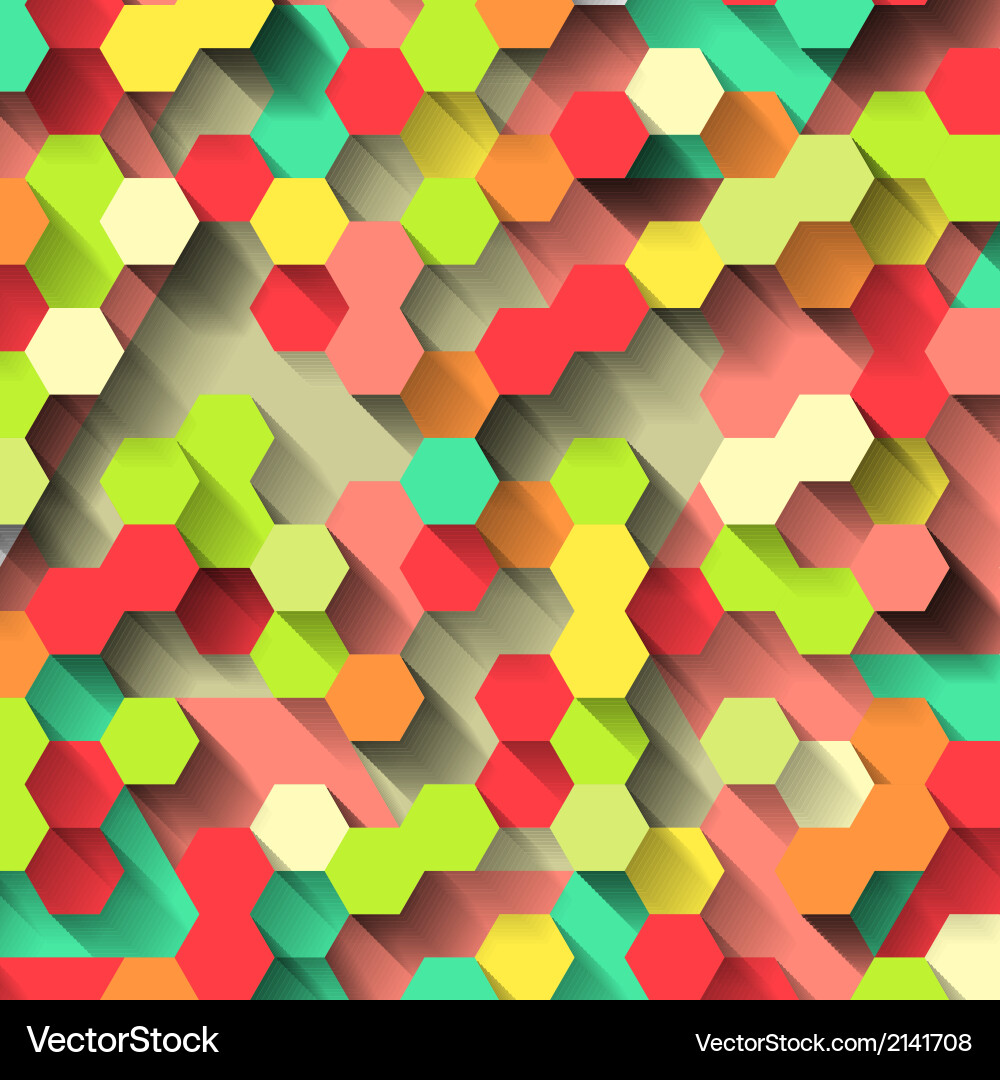 Bright colorful technological pattern vector image