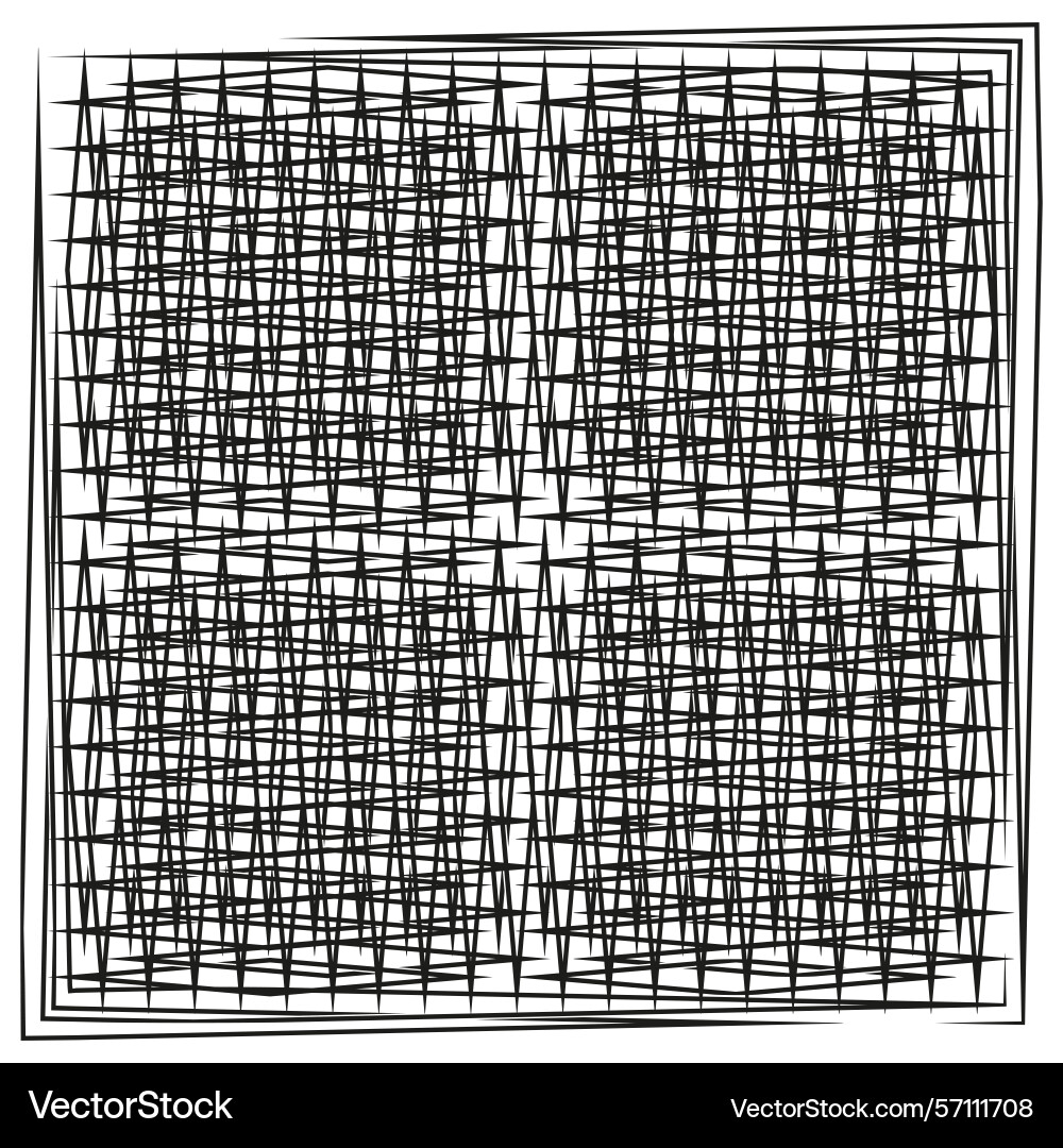 Crosshatch Line Textur grungy Kratzmuster vektorbild
