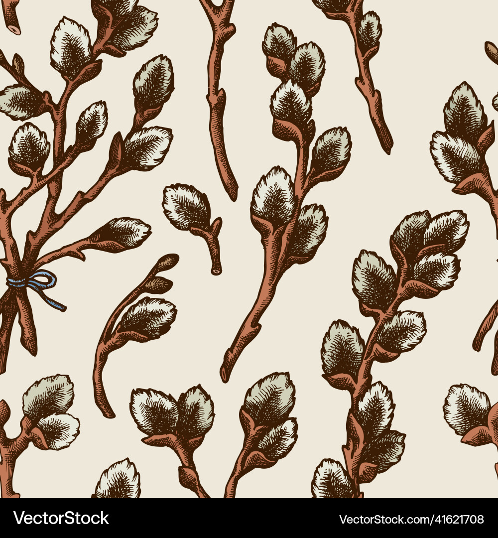 Easter seamless pattern background design Easter seamless pattern background design vector image