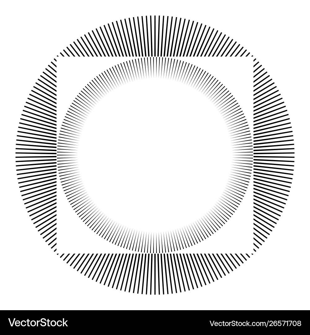 Geometric shape for design vector image