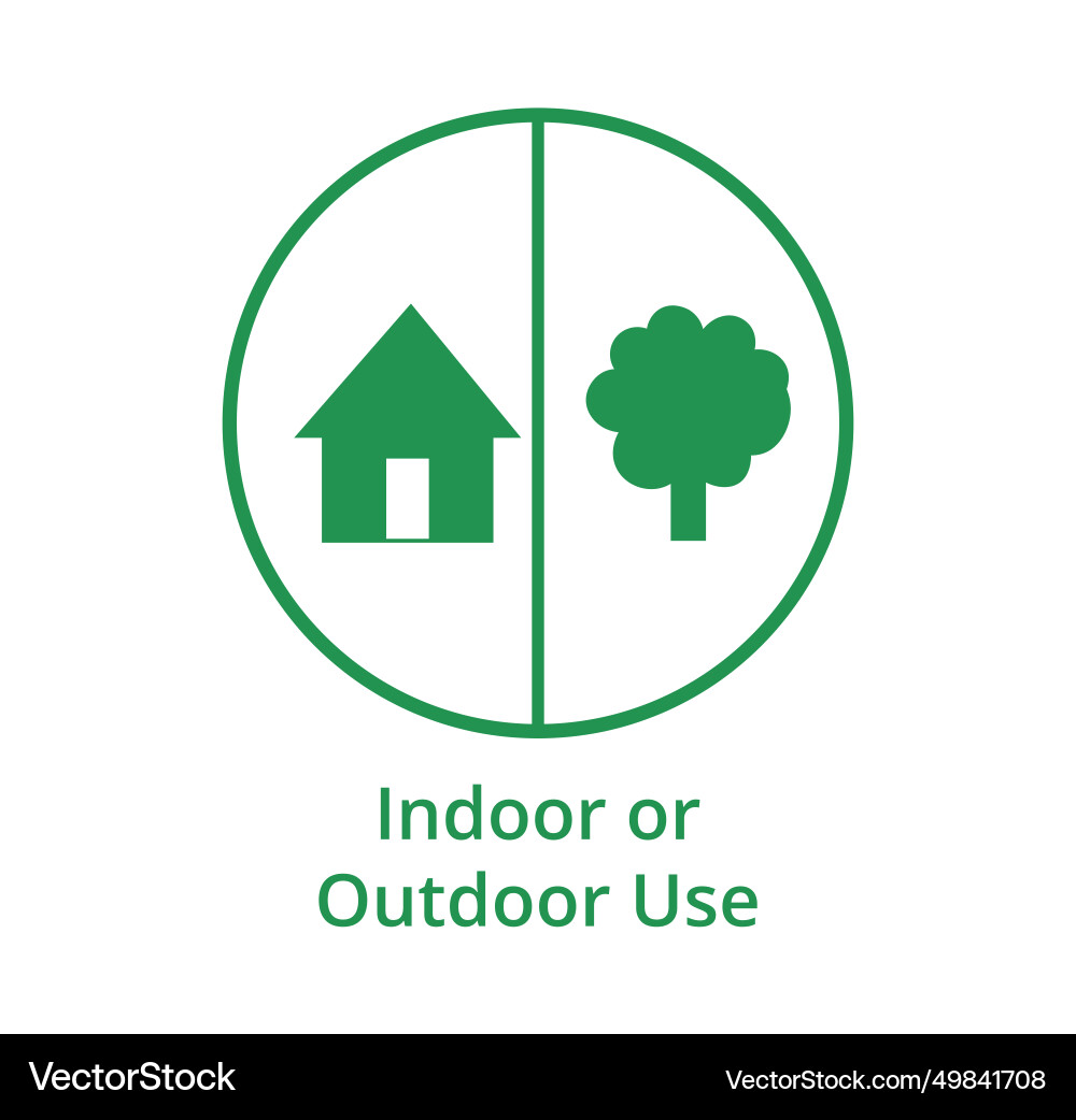 Green usage location indicator icon Vector Image