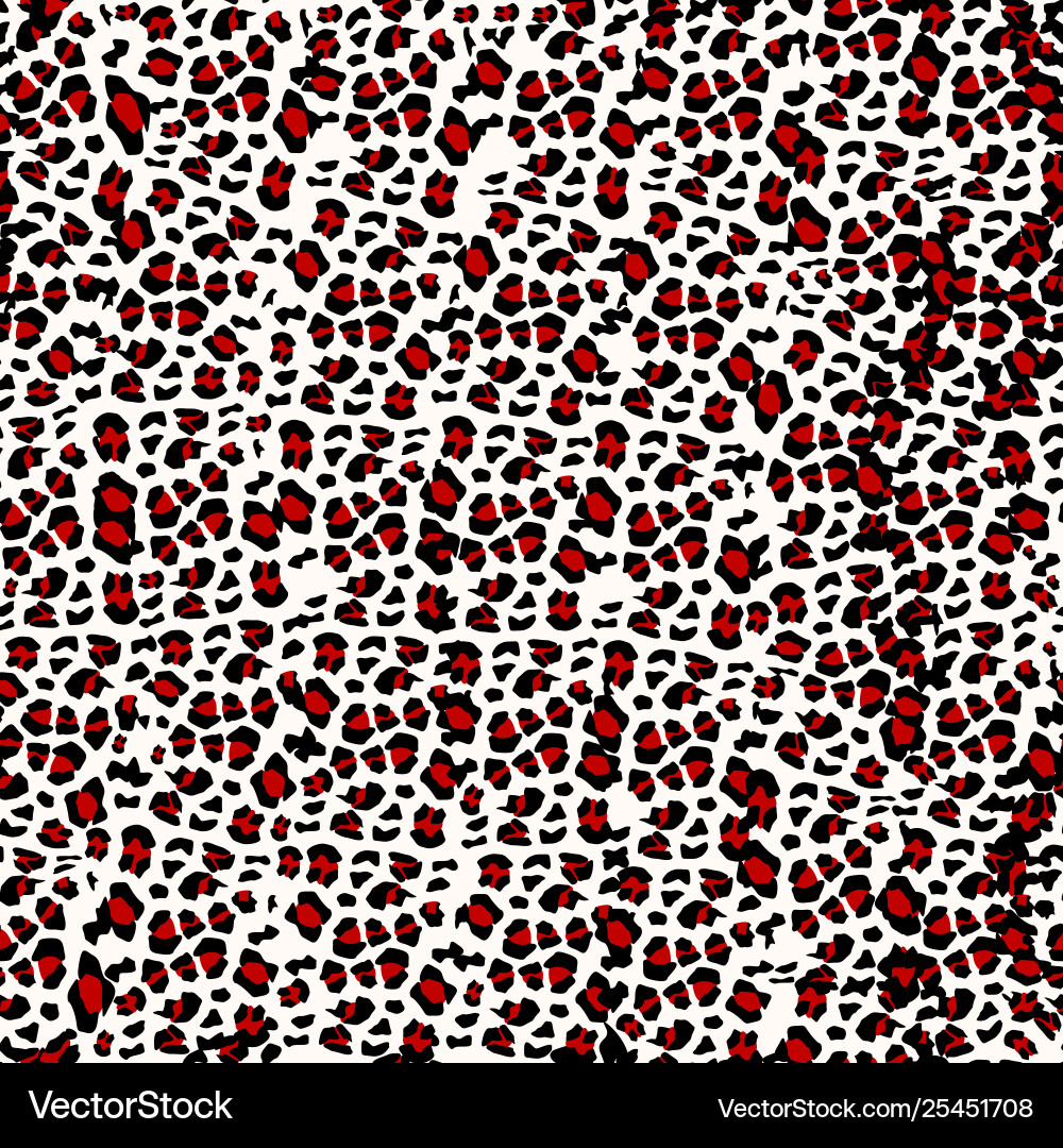 Leopard pattern seamless print realistic Leopard pattern seamless print realistic vector image