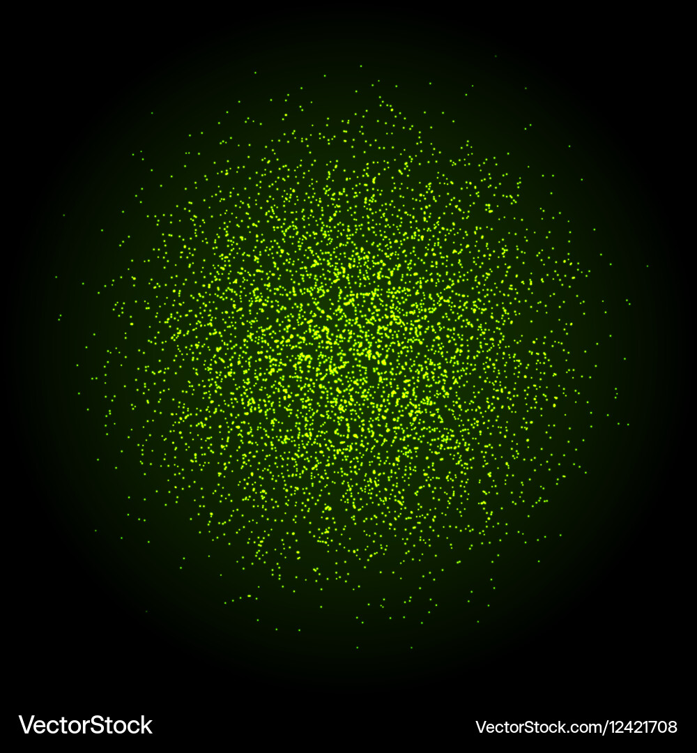Shiny particles shape sparkling background vector image