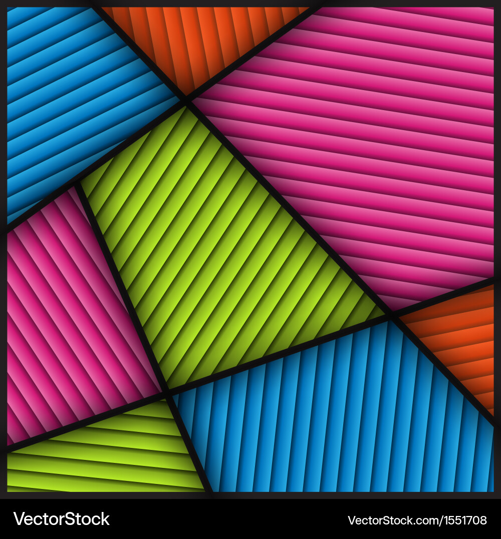 Striped Background Pattern vector image