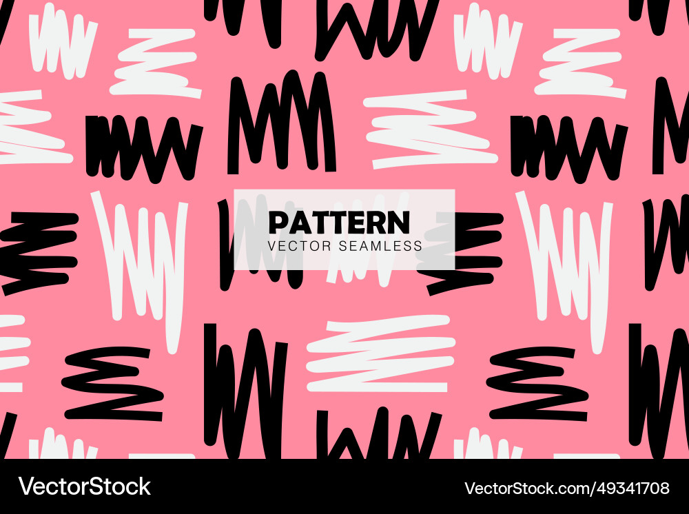 Zigzag line abstract pattern vector image