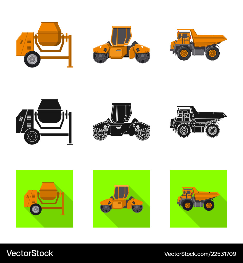 Design of build and construction sign Design of build and construction sign vector image