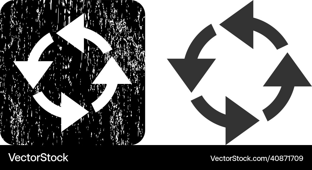 Grunge recyceln geschnitzte Abzeichen Grunge recyceln geschnitzte Abzeichen vektorbild