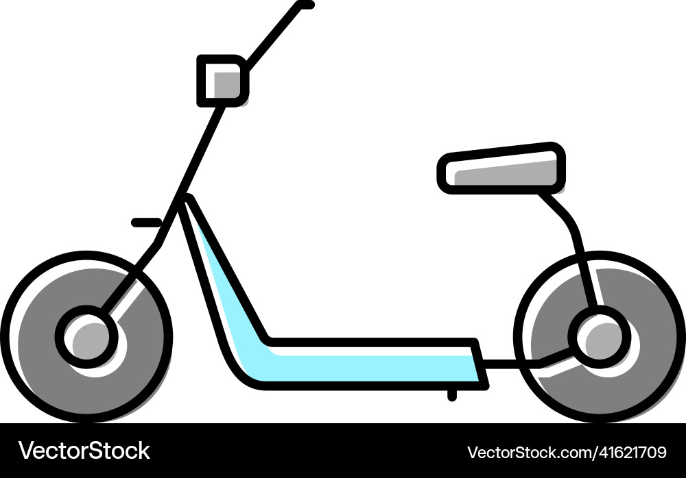 Hover cart color icon Vector Image