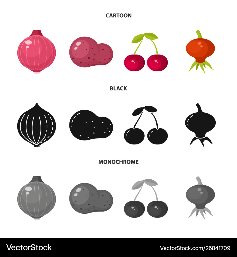 Isolated object fresh and red symbol Isolated object fresh and red symbol Vector Image