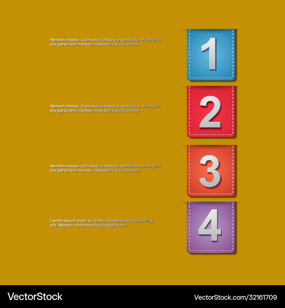 Presentation slide template editable at your vector image