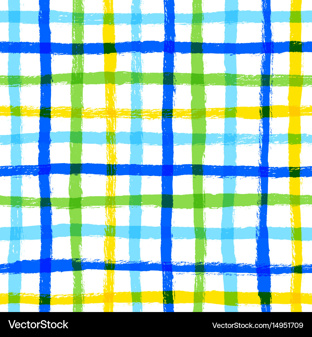 Seamless pattern with intersecting stripes Vector Image