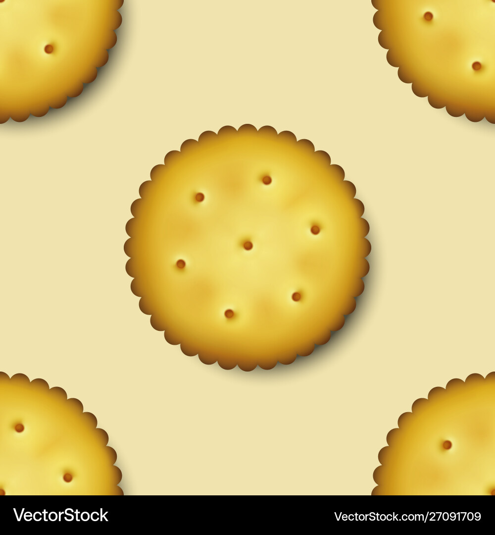 Seamless pattern with realistic 3d round vector image