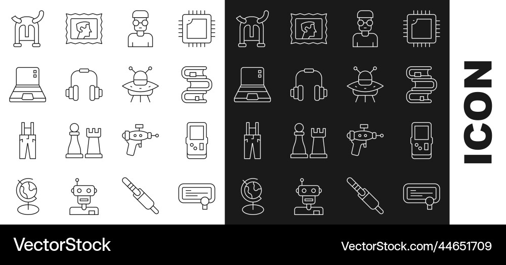 Set line certificate template tetris book nerd Set line certificate template tetris book nerd vector image