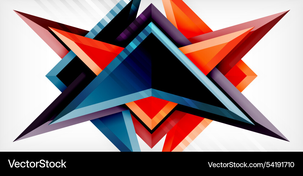 Abstract background color triangles and arrows Abstract background color triangles and arrows vector image