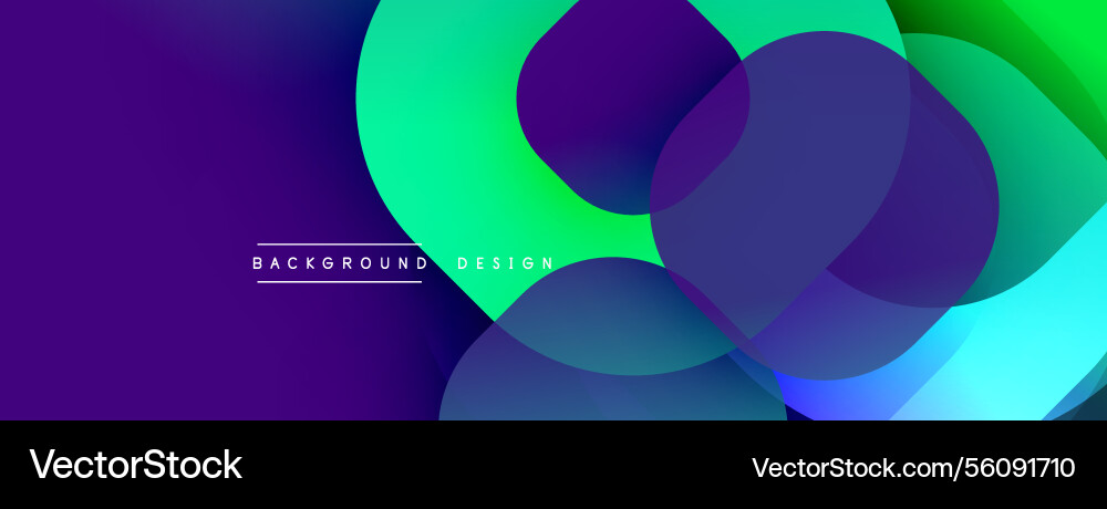 Abstract background with layered translucent Vector Image