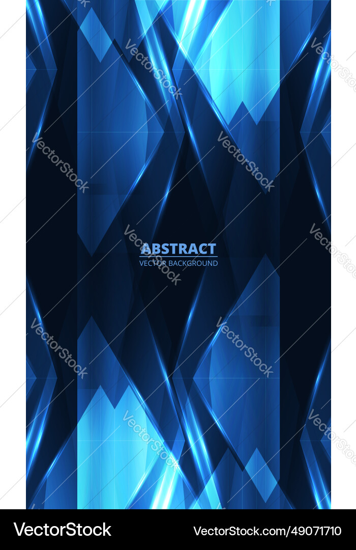 Abstract blue background with geometric dynamic Abstract blue background with geometric dynamic vector image