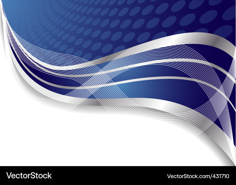 Abstract Blue Circle Background vector image