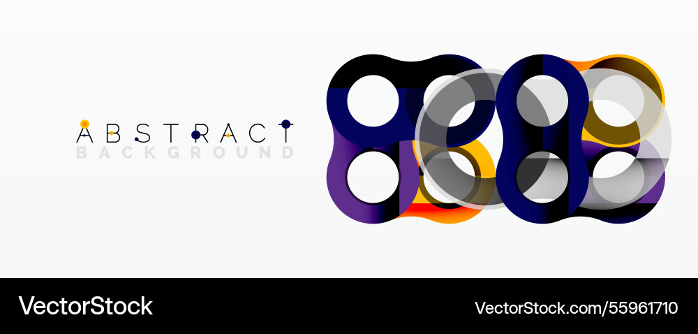 Abstract circle element composition Abstract circle element composition vector image