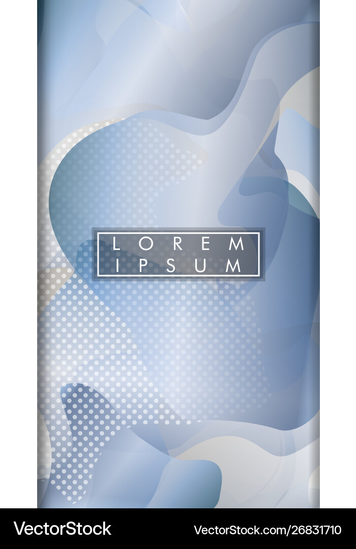 Abstract liquid pattern as background portrait vector image