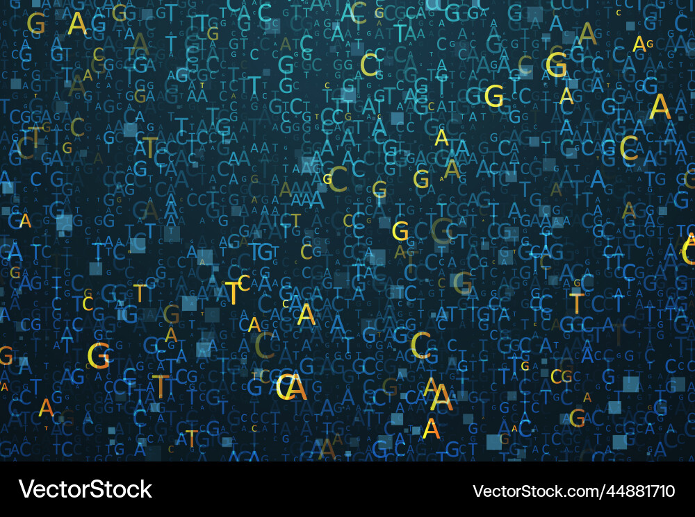 Big genomic data visualization Big genomic data visualization Vector Image