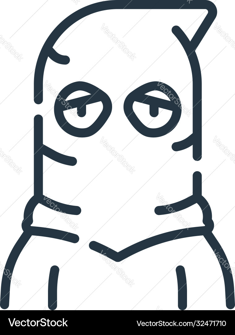 Executioner icon isolated on white background Executioner icon isolated on white background Vector Image