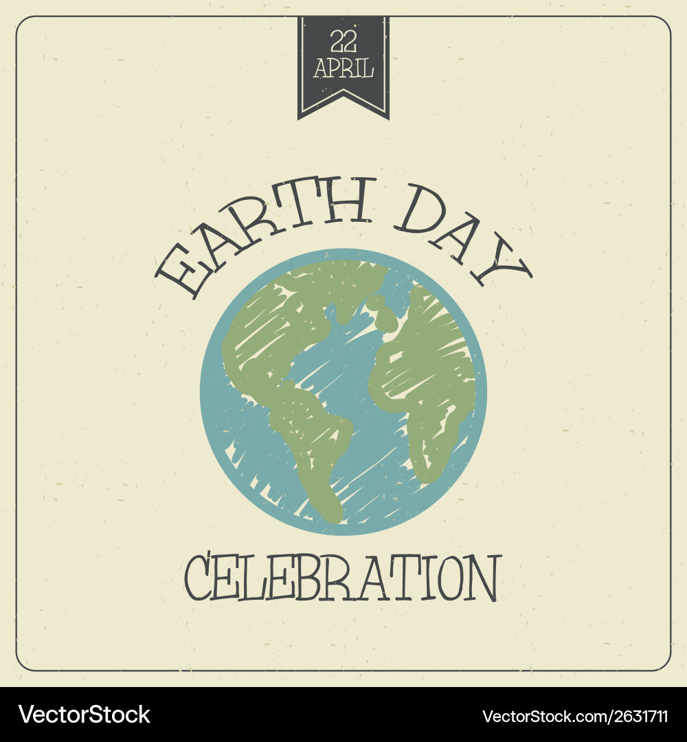 Abstract earth day background with special objects Abstract earth day background with special objects vector image