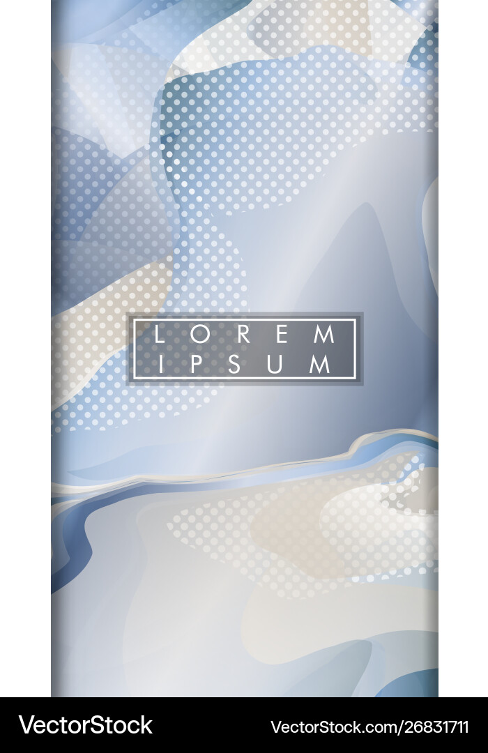 Abstract liquid pattern as background portrait vector image